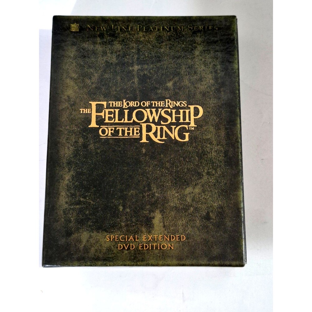 The Lord of the Rings: The Fellowship of the Ring (DVD, 2002, 4-Disc Set